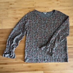 Lucky brand Cinched bell sleeves Medium